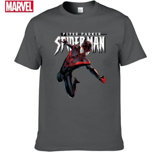 Marvel The Avengers spiderman t shirt Comfortable Breathable 100% cotton Fashion clothes for teens Summer Tops Mens t-shirt #71