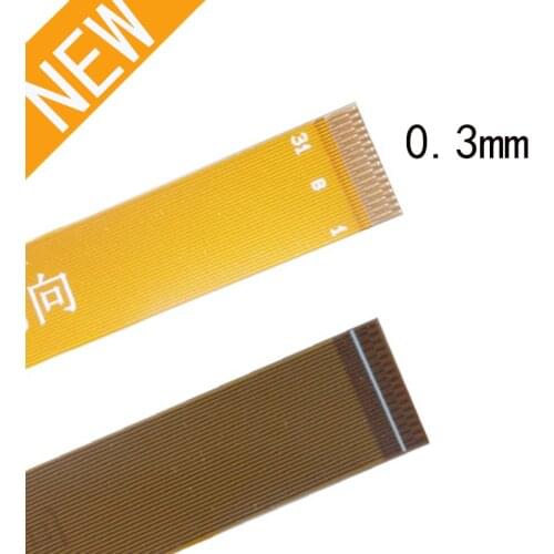 0.3mm Pitch FPC FFC Flat flexible cable 7/9/11/13/15/17/19/21/23/25/27/31/33/35/39/41/45/49/51/57/61/71 Pin