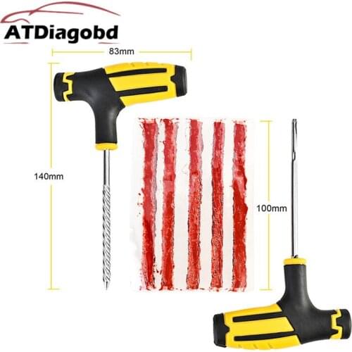 2021 Car Tire Repair Tool Tire Repair Kit Studding Tool Set Auto Bike Tubeless Tire Tyre Puncture Plug Garage Tools