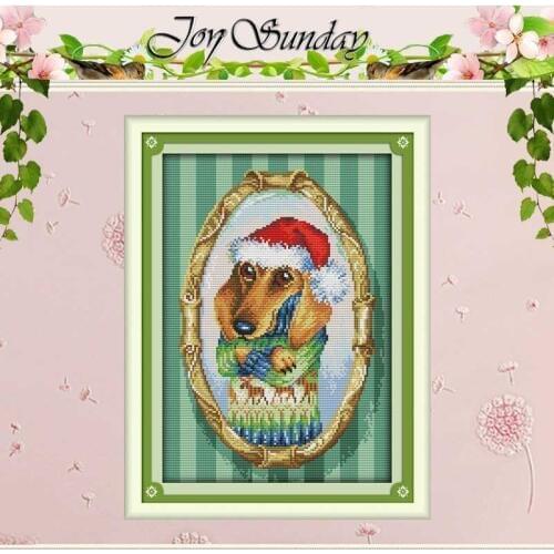 A Cool Dog Counted Cross Stitch 11CT 14CT Cross Stitch Set Wholesale DIY animals Cross-stitch Kit Embroidery Needlework