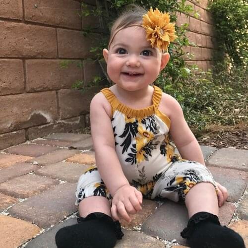 Toddler Girl Clothes Summer Sleeveless Jumpsuits Newborn Baby Clothes One Piece Pants Romper