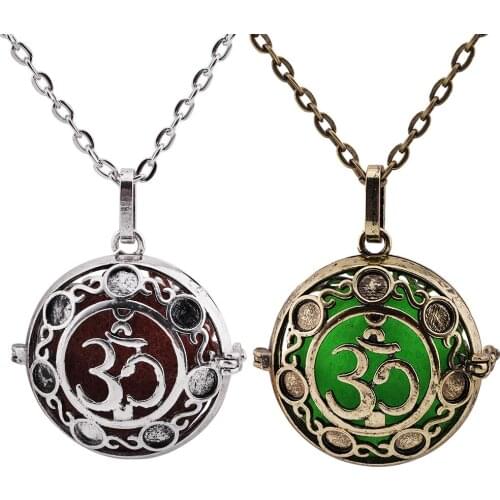 New 3D Pop Style Aromatherapy Diffuser Necklace Essential Oil Perfume Locket Fashion Pendant For Unisex Jewelry Accessories Gift