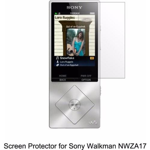 2pcs LCD PET Film Anti-Scratch/ Anti-Bubble / Touch Responsive Screen Protector for Sony Walkman Music Player Sony NWZA17 MP3