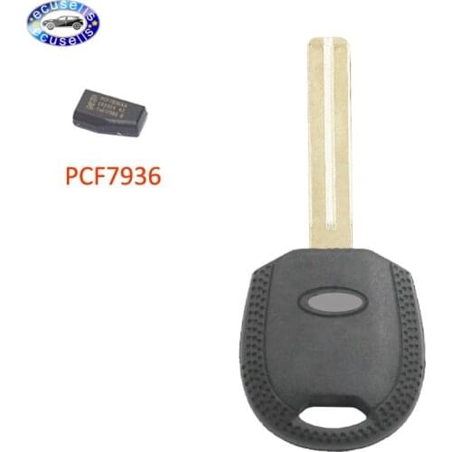 Transponder Ignition Blank Key Shell Case ID46 PCF7936 Chip For For Kia Cerato Morning Picanto Sportage