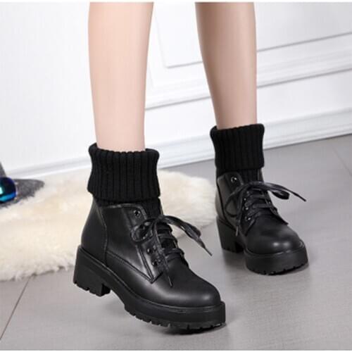 Soft Split Leather Women White Ankle Boots Motorcycle Boots Female Autumn Winter Shoes Woman Punk Motorcycle Boots 2020 Spring