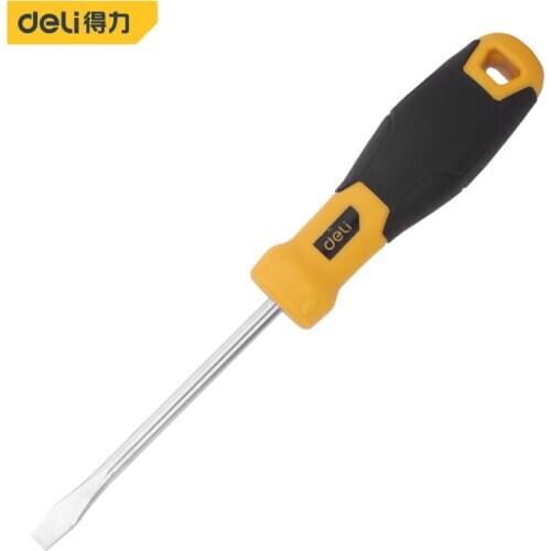Deli 1 Pcs Multi-Function Screwdrivers Insulated Security Repair Tools Slotted Maintenance Repairing Hand Tools Screwdrivers
