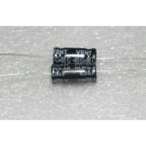 1pcs/1lot New Taiwan BENNIC Bennick Axial BP Promise Aluminum Electrolytic Capacitor 100V6.8UF