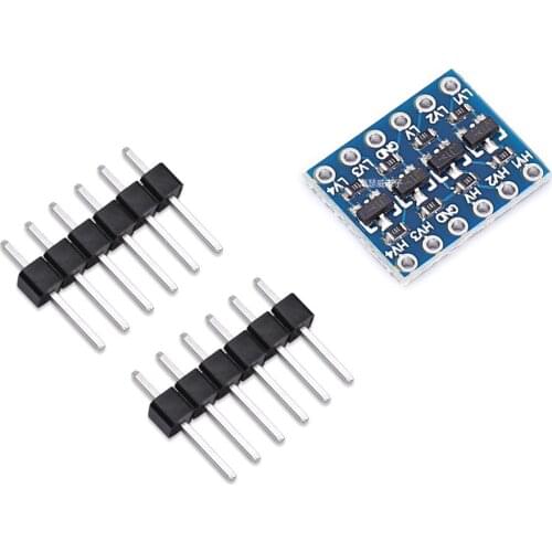 5PCS 4 Channel IIC I2C Logic Level Converter Bi-Directional Module 5V to 3.3V