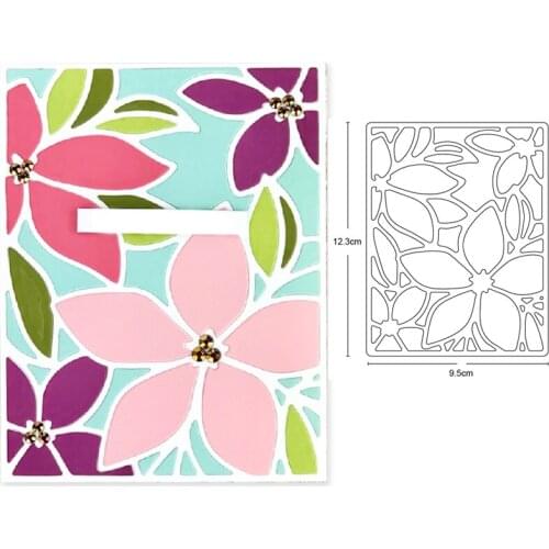 Flower leave frame Metal Cutting Dies Stencils new carft Scrapbooking Photo Album Decoration Embossing Paper Card making die cut
