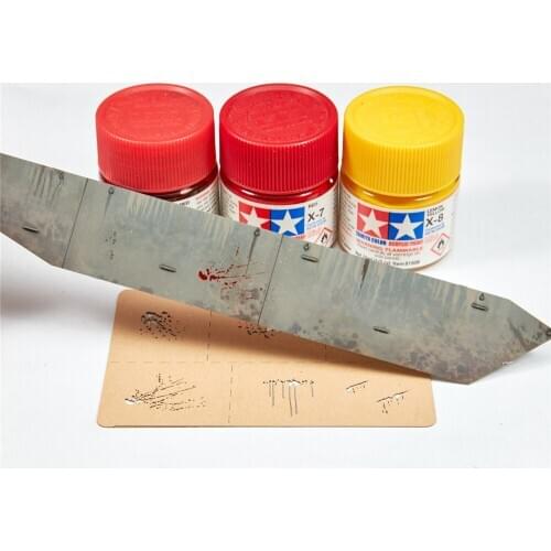 DIY Decoration Splashes Effects Airbrush Stencils Mould Tools for 1/35 1/48 1/72 Scale Model Modification Parts