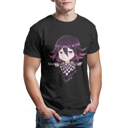 Danganronpa Game Cuz I'm A Liar T Shirt Men Large Oversized Tops Tshirt Cotton Tees Harajuku TShirt Streetwear Casual Tees