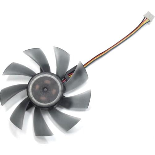 85mm T129215SU 4Pin Two Ball-Bearing For Gigabyte GTX 460 560 MSI GTX1060 3GB MSI small RX 480 580 Video Card Cooler Fan