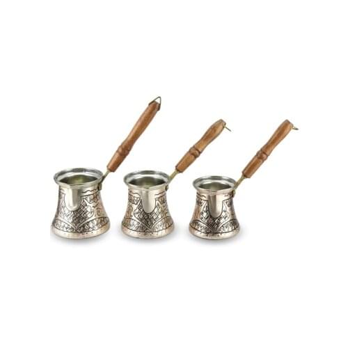 Morya Copper Turkish Coffee Pot Pitcher Cafetera Stove Top Coffee Maker Espresso Pour Over Coffee Pots Moka Pot Kettle Barista