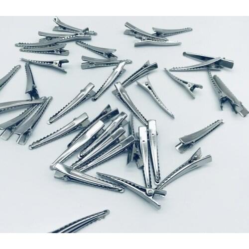20Pcs/Pack Metal Hair Alligator Clips 40mm/45mm For Hair Style Tools Garment Accessories