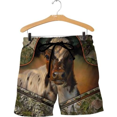 Beautiful horse 3D full body printing fashionable beach casual Shorts New Daily shorts