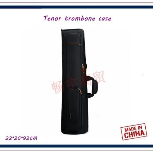 Fashion Tenor trombone case bag Waterproof shockproof single backpack portable Wind instrument case parts 195