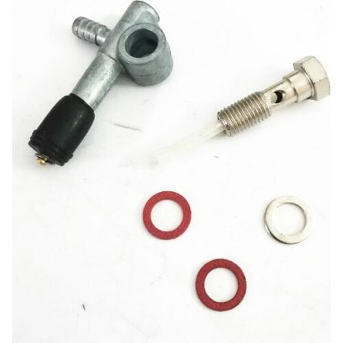 Motorcycle Gas Fuel Petcock Tap Valve Switch Pump For MBK AV7 Atv Quad Mx Dirt Pit Zinc