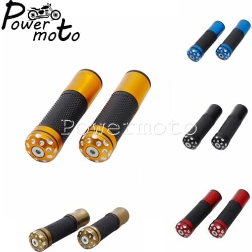 Motorcycle Grips 7/8"Handlebar Grip Cycling Handlebar For Yamaha Suzuki Kawasaki Harley Honda No Slip Rubber Soft Handle Bar