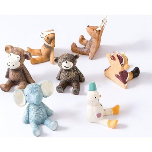 Cartoon Animal Wall Mounted Hook Multifunctional Data Line Key Holder Plug Storage Rack Home Decor Organizer Tools Storage Hook