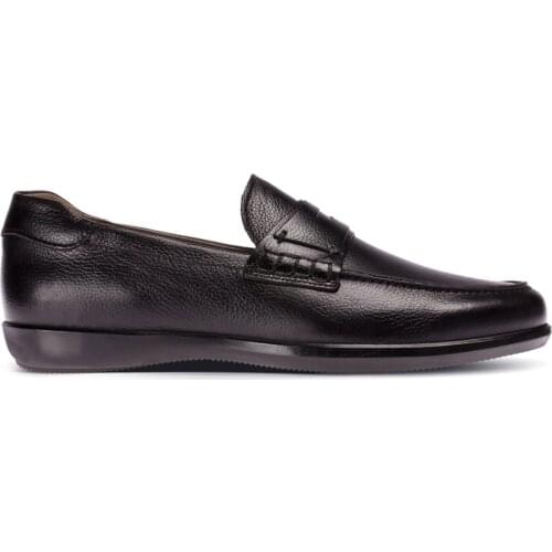 Deery, Genuine Leather Men Black Calfskin Leather Loafers Moccasins Breathable Slip on Flats Male Driving Shoes 2021