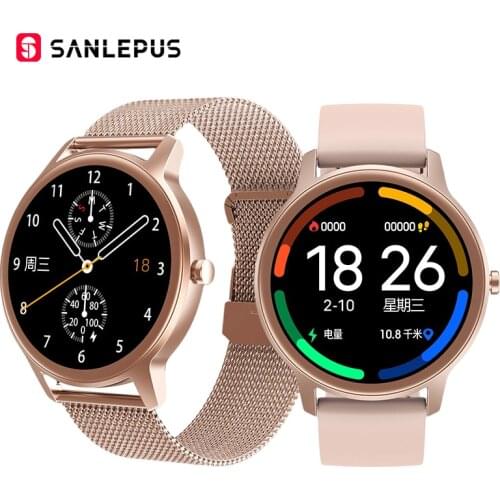 2021 NEW SANLEPUS Smart Watch Fashion Women Smartwatch Casual Men Sport Fitness Bracelet Band For Android Apple Xiaomi Honor