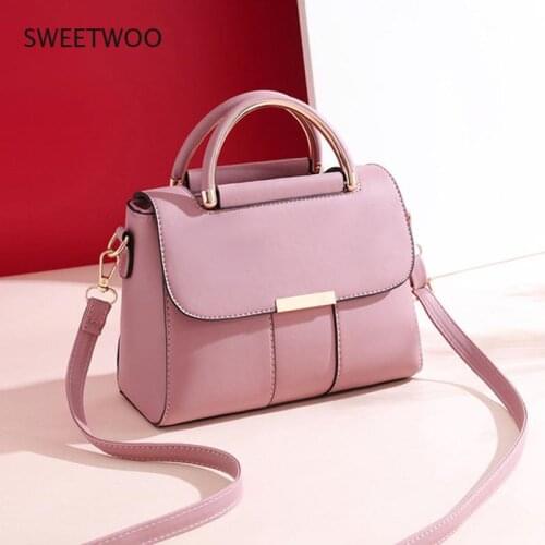 Solid Color Fashion Pu Leather Mini Handbags for Women 2021 Summer Luxury Shoulder Bag Female Travel Phone Purses Crossboyd Bags