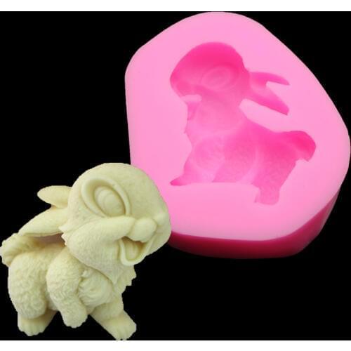 Great Art Rabbit Silicone Mold Chocolate Cake Dessert Baking Pastry Baking Decorative Accessories Cookie Cutter