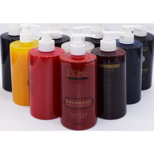 Hairdressing supplies Korea original blue color water hair waxing paste 6D acid care hair dye 500ml