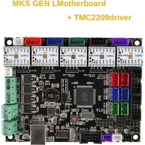 3D Printer Board MKS Gen L V1.0 Controller with 5Pcs TMC2209V2.0 for Ramps1.4/Mega2560 R3 NK-Shopping