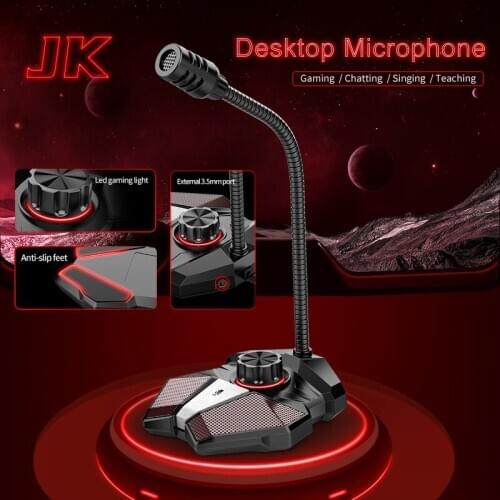 Popu Pine Professional Desktop Microphone With Stand-recording, Gaming, Singing, Conference, For Mobile USB Desktop Microphone