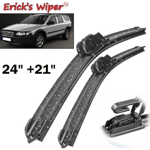 Ericks Wiper LHD Front Wiper Blades For Volvo XC70 2000 - 2004 Windshield Windscreen Front Window 24"+21"