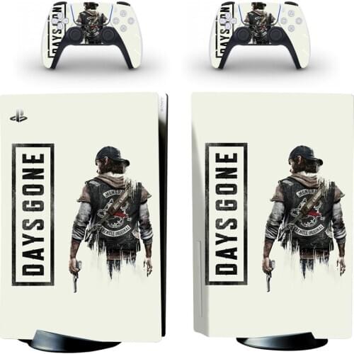 Days Gone PS5 Standard Disc Edition Skin Sticker Decal Cover for PlayStation 5 Console & Controller PS5 Skin Sticker Vinyl