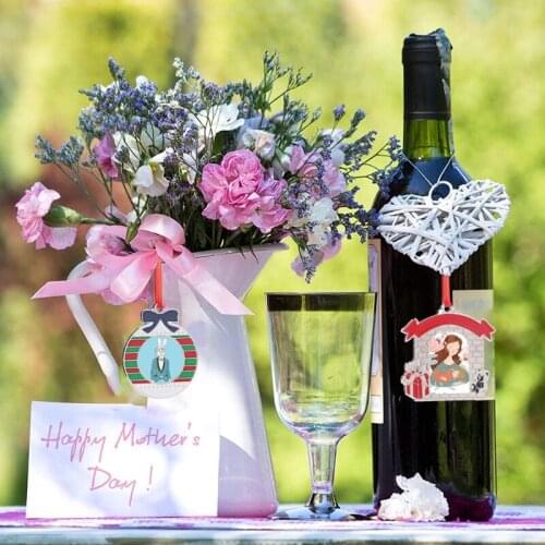 Sublimation Blank Pendant Heat Transfer Christmas Tree Hanging Ornament Crafts