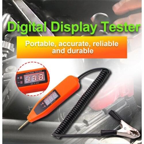 Automotive Circuit Tester New Series Of Intelligent Digital Automotive Electrical System Tester Digital Display Voltage Tester