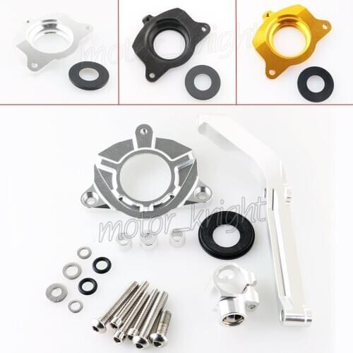 Motorcycle cnc Universal Stabilizer Damper Complete Steering Mounting Bracket For KAWASAKI Z1000/Z750 2014-2017 14 15 16 17