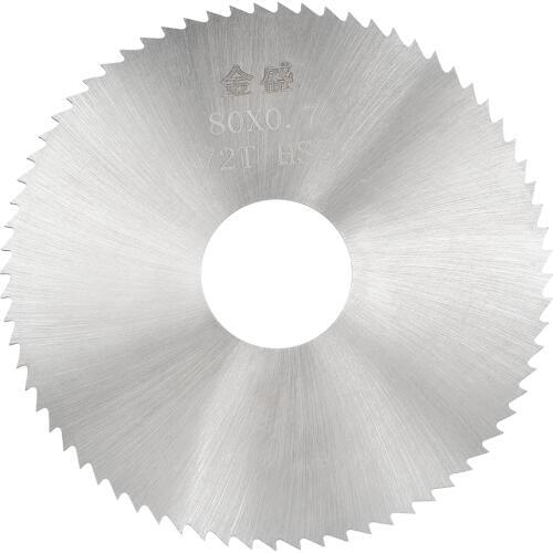 Uxcell 1Pcs Circular Saw Blades 80x22x0.5-1.5mm 72 Teeth HSS Disc Cutting Blade for Wood Metal Aluminum Brass Copper