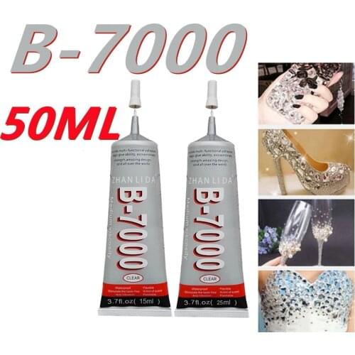 1Pcs B7000 liquid Glue 50ml Strong Adhesive Upgrade Multi-function Diy Super Shell Rhinestone Waterproof Super Glue