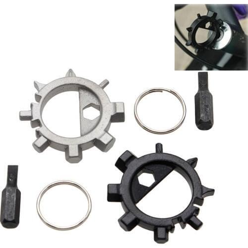 1PC EDC Multifunction Convenient Gear Outdoor Bicycle Repair Pocket Tool Key Portable 12 Function Screwdriver Octopus Tools