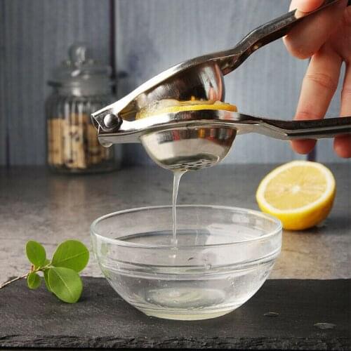 1Pc Stainless Steel Lemon Lime Squeezer Juicer Home Manual Fruit Citrus Pressing Orange Queezer Kitchen Hand Press Tool
