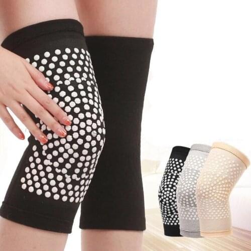 2PCs Self Heating Support Knee Pads Knee Brace Warm for Arthritis Joint Pain Relief and Injury Recovery Belt Knee Massager Foot