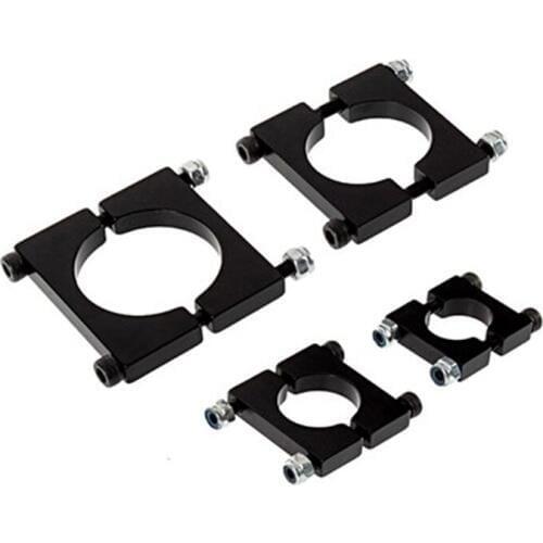 4 sets 12mm/ 16mm/ 20mm/ 22mm/ 25mm CNC Aluminium Tube Clamp Motor Mount Fixture Clip Holder for Multi-axis Fixed-wingAircraft