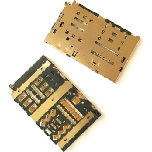 50pcs For LG G6 H870 H870DS LS993 VS988 H872 SIM Card Tray Reader Slot Holder Socket Connector Plug Repair Part