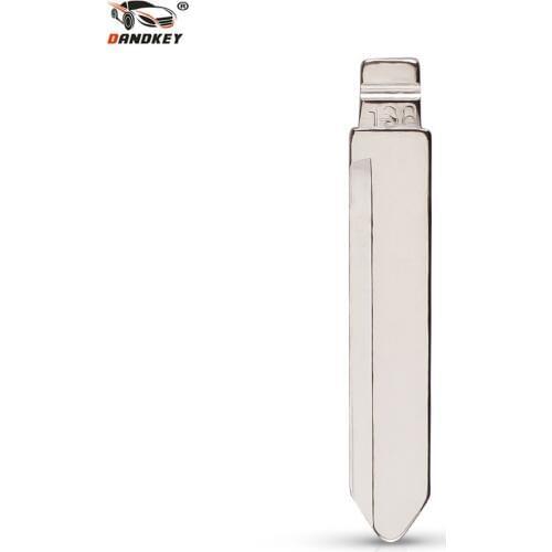 Dandkey 1PCS Metal Blank Uncut Flip KD Remote Key Blade Type NO.138 #138