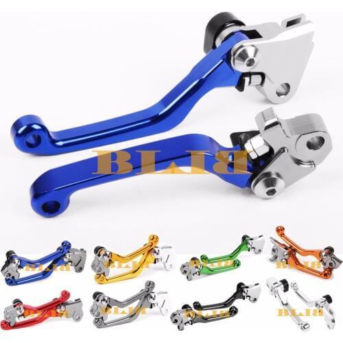 For Yamaha WR250F 450F 2005-2019 Motocross Off Road CNC Pivot Racing Dirt Bike Clutch Brake Levers 2006 2007 2008 2009 2010 2011