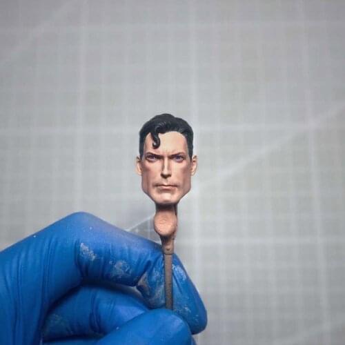 1/12 Scale Action Comics Head Sculpt 6in Mezco Male Soldier Head Played Toy Presale