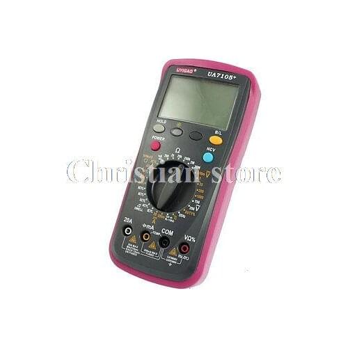 Battery Powered LCD Digital Display Volt Amp Ohm Meter Multimeter