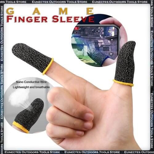 Gaming Finger Sleeve Breathable Fingertips For PUBG Mobile Games Touch Screen Finger Cots Cover Sensitive Mobile Touch TXTB1