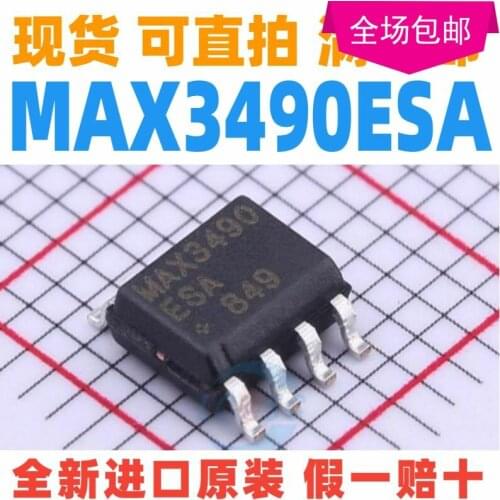 New 10pcs/lot MAX3490ESA MAX3490 SOP-8