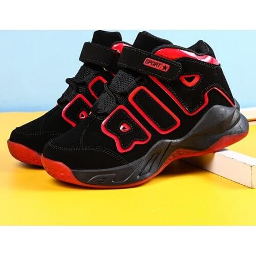 Boys Basketball Shoes High Quality Kids Sneakers Outdoor Bigger Child Non-slip Sports Shoes Footwear Jordan Shoes Basket Sport