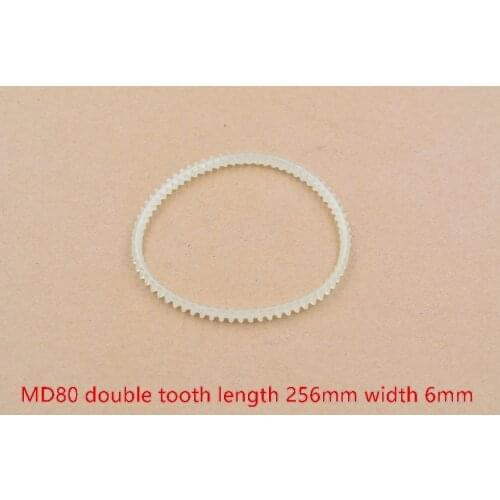 MD80 Peripheral length 250mm width 6mm PU double-sided tooth sewing machine belt electric motor synchronous triangle
